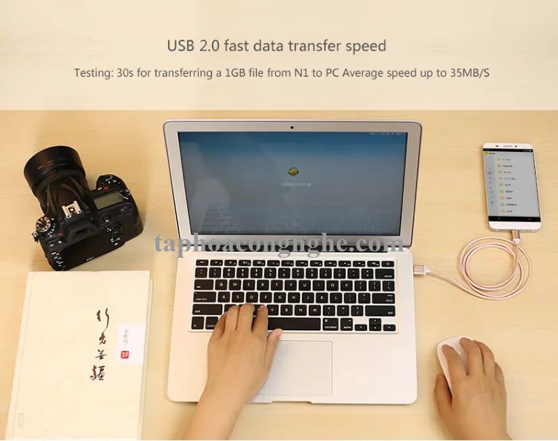 Ugreen 20859 0.5M màu Vàng Dây USB 2.0 sang Type-C đầu nhôm dây bọc vinyl US174 30020859